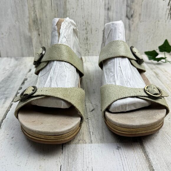 Dansko Manda Slide Wooden Slip on Clogs in Oyster 41/ 10.5 - Picture 3 of 8